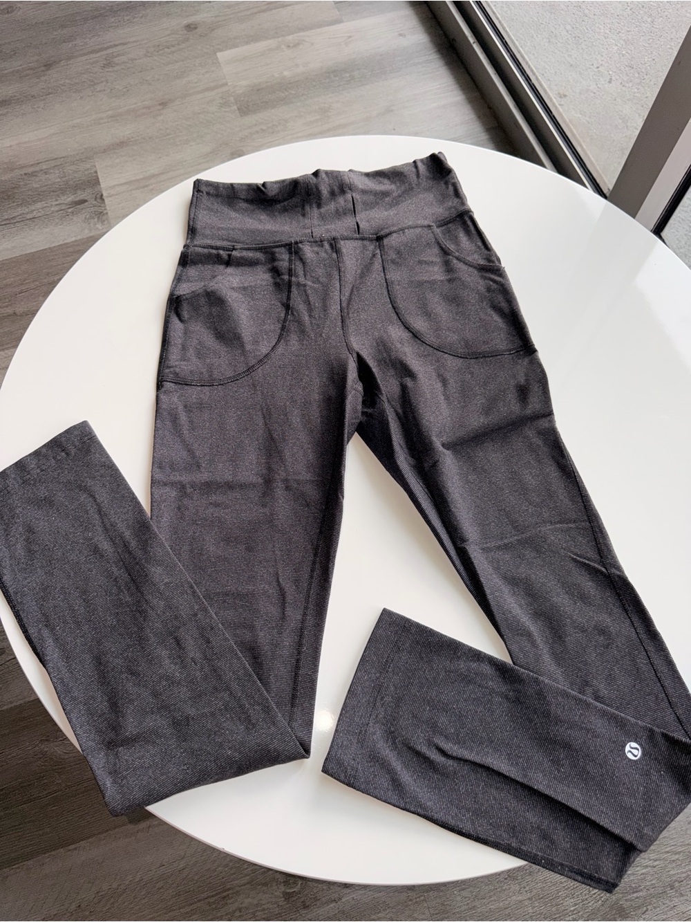 lululemon athletica skinny will Charcoal High-Rise Leggings with Front Pockets